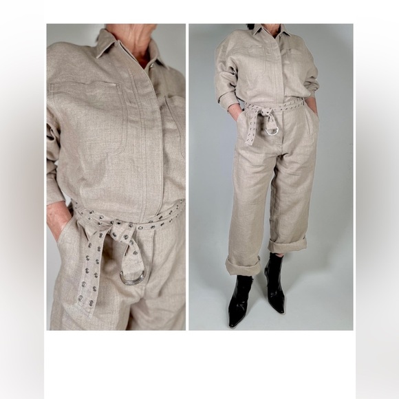 Michael Kors Linen Jumpsuit - Picture 4 of 4